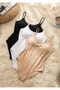 3-Pack Advantage Package - 95% Cotton, No Pad, String Strap, Snap Fastener Bodysuit - Stretchy & Non-Sweaty Fabric