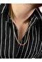 Men's Gold Chain Stainless Steel Necklace Does Not Lose Color Does Not Fade Unisex Does Not Fade Can Be Combined