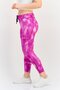 Women Dri-Fit Running 3/4 Tight, Fuchsia - 2