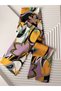 Colorful, Stylish, Designed, Rectangular Satin Scarf (the Size Is 15Cmx150Cm) - 4