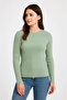 Men's Cycling Round Neck Knitwear Sweater Cotton Thick Corded Fabric Woven, Regular Fit Long