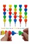 Heart Emoji Egg-Laying Pencil 12 Pieces Fun Gift Pencil Smiley Face Pencil - 2