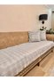 Thick Plush Sofa Cover for 3-Seater Sofa, Size 80X200, Gray Color - 2
