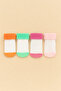 Baby 4-Piece Anti-Slip Silicone Sole Socks Set – Towel Cuffs - 2