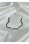 316L Steel Silver Color Italian Herringbone Chain Bracelet - 2