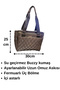 Women's Bitter Brown Waterproof Quilted Shoulder & Handbag – 3 Compartments Long Strap (30X25X12 cm) - 8