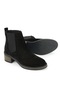 Women's Genuine Suede Leather Orthopedic Non-Slip Rubber Sole Stylish, Comfortable, Daily Wear Booties - 2