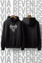 Motorcyclist Printed 100% Cotton Premium Quality Hooded Sweatshirt