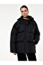 معطف طويل الأكمام مزود بسحاب بغطاء رأس Anorak قصة فضفاضة - 2