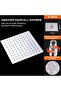 8 inch Rain Shower Head 8inch Large Top Spray Square Shower Head 304 Stainless Steel Ultra-Thin Powe - 3
