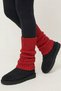 Premium Winter Thick Knitted Knitwear Leggings Socks 100% Acrylic Leg Warmer Foot Warmer - 2