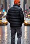Men's Windproof Warm Lightweight Fiber Filled Puffer Jacket for Men - 3