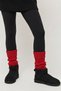 Premium Winter Thick Knitted Knitwear Leggings Socks 100% Acrylic Leg Warmer Foot Warmer - 4