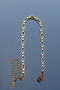 Steel Italian Cube Rectangle Chain Bracelet 3 mm Gold Color |   Non-Tarnishing, Unisex, 2-Year Warranty - 3