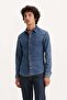 قميص رجالي موديل Med Indigo - Worn In، رمز الموديل: (8662500520Med Indigo)