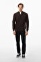 Men's Brown Classic Fit Sweater - 3