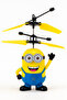 Helicopter Minion Flying Toy Drone Rechargeable Remote Control Aircraft LED Light Helicopter for Kid