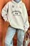 Half zipper los angeles sweat gray - 3