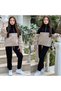 Unisex Waiter Boy Plush Paneled Polar Style Suit - 4