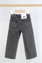 Girls Boys Children's Adjustable Waist Straight Leg Comfortable Fit Jean Pocket Denim Pants - 3