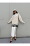 Damen-Strickpullover mit Spitze, Modell 4514 - 6