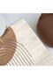 Percy Modern Abstracts Rug Area Rug Floor Covering 240x340cm-White Rust 231200400509