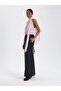 Anthracite Minimalist Long Skirt - 2