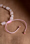 Certified Pink Quartz Natural Stone Macrame Bracelet Odt142 - 5