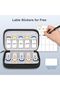 USB Flash Drive Case with Labels - Large Capacity Organizer, Black - 2