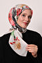 Dream Flower Pattern Summer Scarf - 2