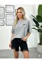 Women's T-Shirt with Flower Print - 2