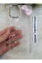 Samsung Galaxy A07 Compatible Pink Bow Detailed Glitter Transparent Case - 2