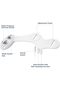 Neo 185 (Elite Series) - Self Cleaning Dual Nozzle Non-Electric Bidet Attachment (White) - 7