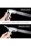 Handheld Bidet Sprayer for Toilet - High Pressure Jet Shattaf, Stainless Steel - 3