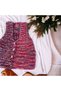 Baby Hand Knitted Vest Red - Burgundy Color 0-1 Year Old - 2