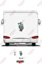 Dry Head and Surfing Visual Caravan Sticker Decal