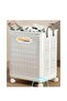 Foldable Laundry Basket 60L With 4 Tier Wheels Cloth Storage 38*9*47.5CM (white)