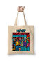Kpop Demon Hunters Huntrix and Saja Boy White Cloth Bag Long Handle Shopping Bag Beach Bag