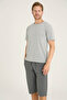 New Season 2026 Men's O.Yaka Luxury Design Capri Pajama Set - 2
