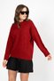 Women's Vita250 Lora Crew Neck Comfortable Fit Knitwear Sweater Red - 3