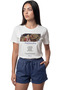 ''And Then They Fell in Love'' Artistic Printed 100% Cotton Relaxed Fit Premium Women's T-Shirt - 5