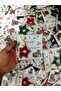 New Year's Red Green Keychain with Card 10 Pieces