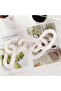 OneDcor Premium Hand Carved Wooden Chain | Pine 5 Link Chain Decor White - 4