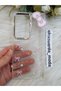 Samsung Galaxy S25 Ultra Compatible Pink Bow Detailed Glitter Transparent Case