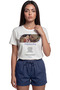 ''And Then They Fell in Love'' Artistic Printed 100% Cotton Relaxed Fit Premium Women's T-Shirt - 6