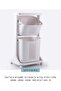 Plastic Clothes Storage Basket, 2-Tier/3-Tier Mobile Laundry Basket with Wheels - 2