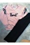 Front Sweet Embroidery Two-String Set - 3