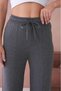 10878-Tie-Up Flexible Palazzo Knitwear Trousers - 2