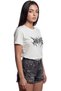 ''Ruthlessness'' Gothic Metal Lettering Printed 100% Cotton Relaxed Fit Premium Women's T-Shirt - 6