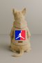 Printed Dog and Cat Clothing & Dress with Fleece Inside - Beige Color K Hooded Hoodie Bf643 - 2